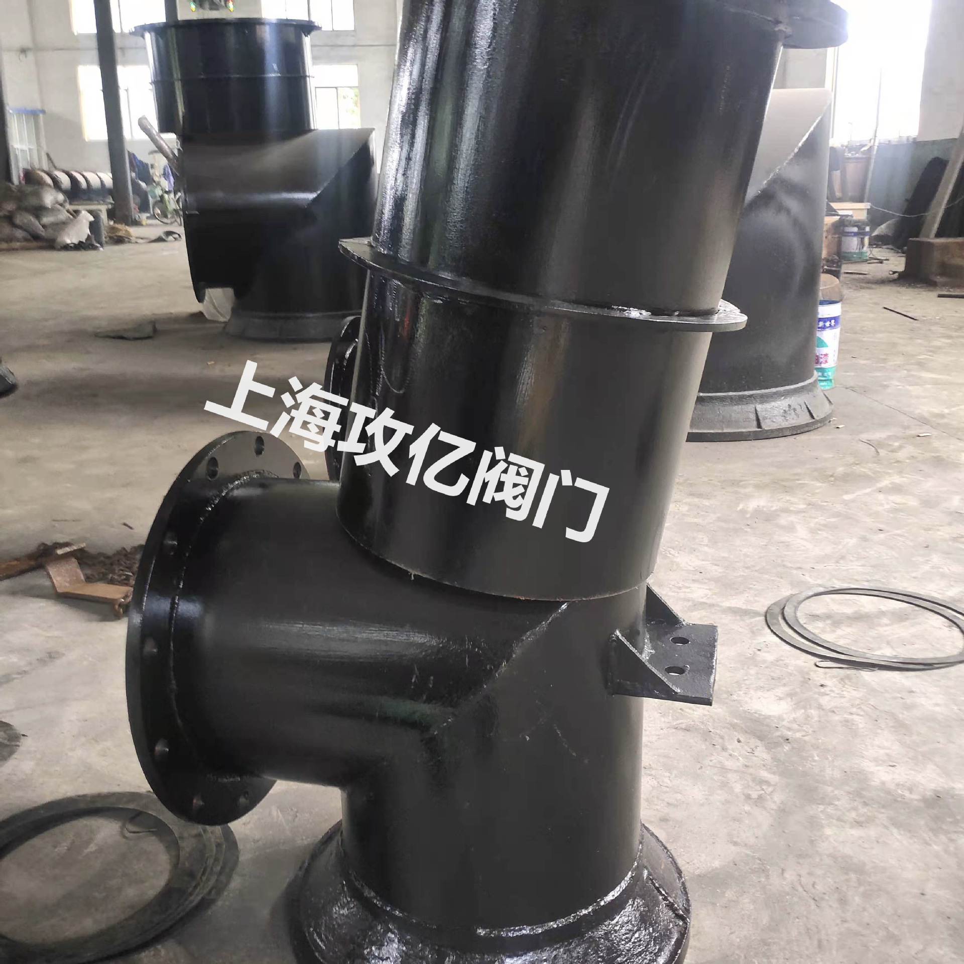 PZI-500配水闸阀 含短管 丝杆PZI配水闸阀400配水闸阀