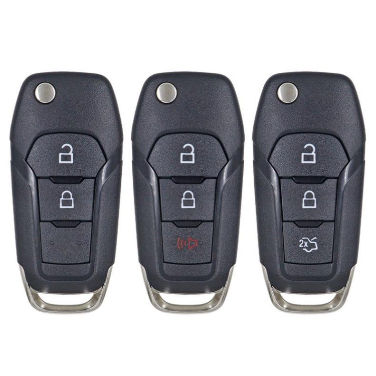 Suitable for Ford 2-button/2+1-button/3-button folding car key replacement shell Ford car key