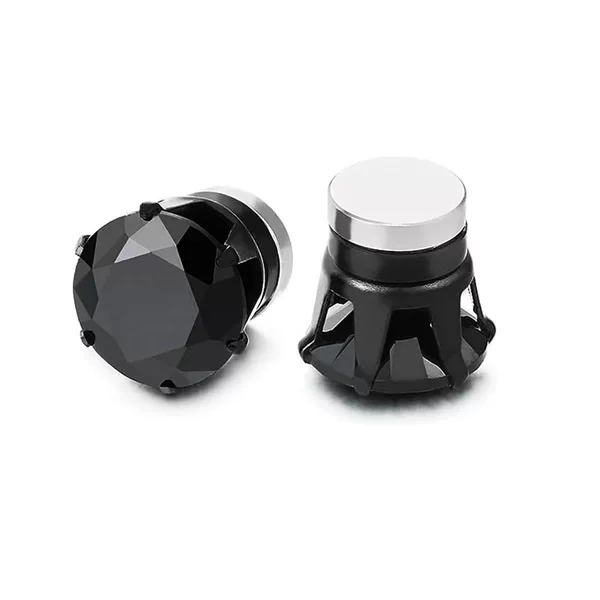 Ear Cuff Luxury Magnetic Earrings High-End Black Minimalist Niche Ear Clip for Women Without Pierced Ears Electroplated Trendy Personality