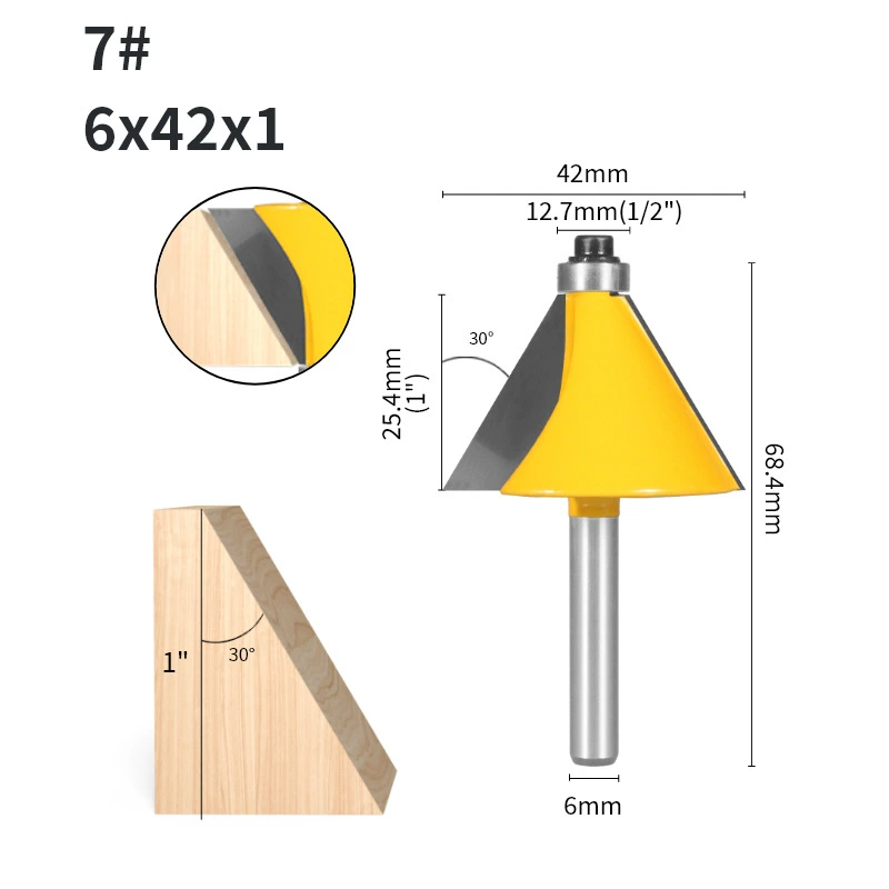 3-piece set of bevel angled knife high-grade bevel edge knife bevel blade woodworking milling cutter 15 degrees 22.5 degrees 30 degrees bevel angle knife