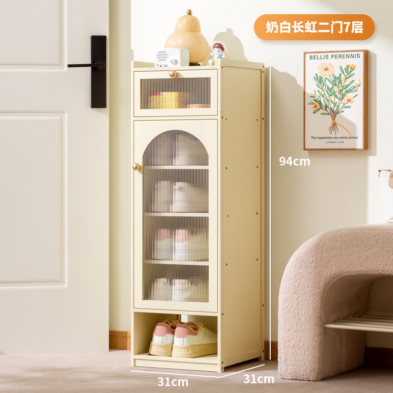 鞋柜家用门口2025新款分层隔板小窄入户门收纳柜出租屋经济型鞋架|undefined