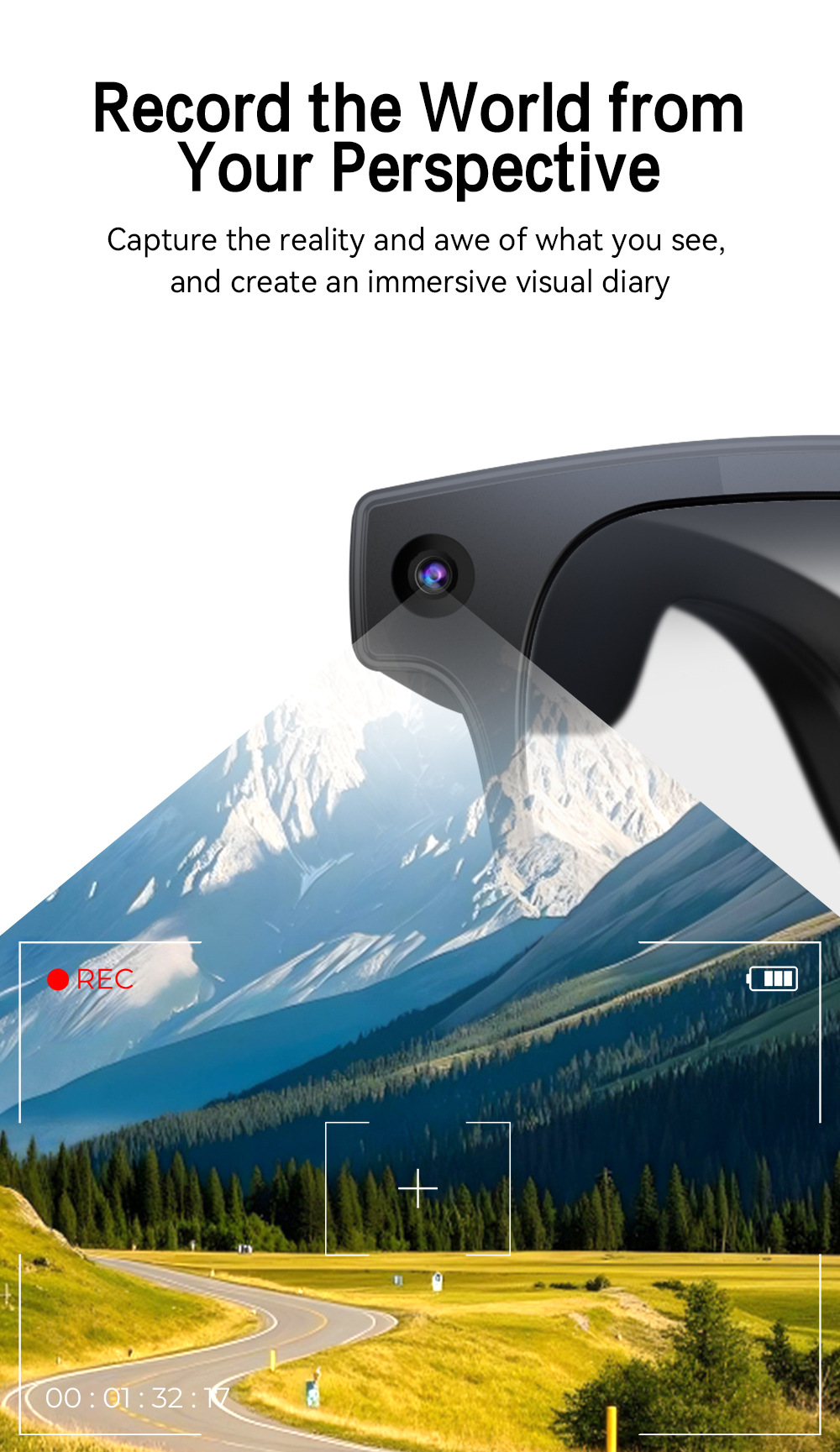 Smart Glasses With Camera For Photo, Video, Calling And Translate_voghion.com