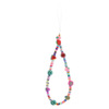 Bohemian Rainbow Polymer Clay Pearl Glass Beaded Mobile Phon