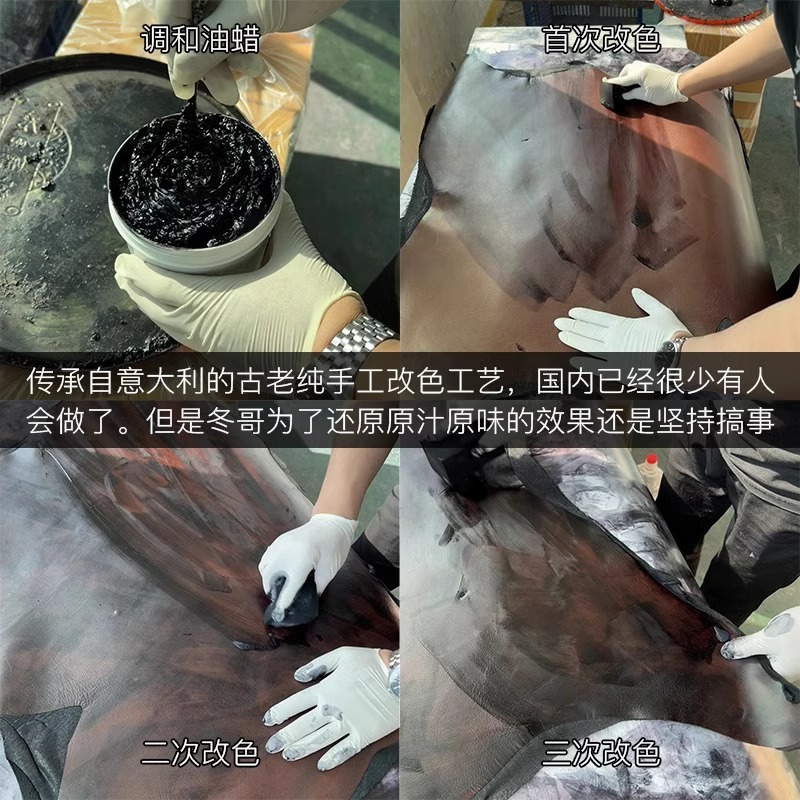 牛革版 ~ チェルシーブーツ茶色本革レトロ古いしわショートブーツ2024年英倫風ブーツマーティンブーツ