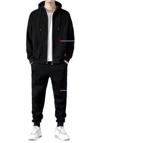 Wholesale Autumn/Winter New Men's Hooded Sweatshirt Trendy Brand Padded Thick Long Sleeve Men's Jacket