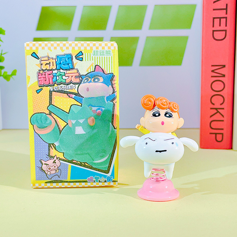 本物のクレヨンしんちゃんシリーズカラフルなキーホルダーかわいい漫画クリエイティブ学生スクールバッグペンダント小さなギフト卸売|undefined
