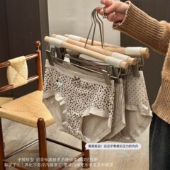 3947 # ミルクカレー綿ソフト零感ズボン豹紋7a抗菌高弾無痕少女純綿下着