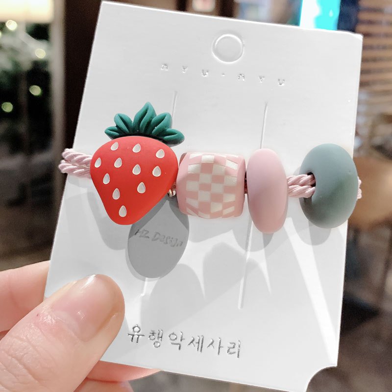 Strawberry hair rope