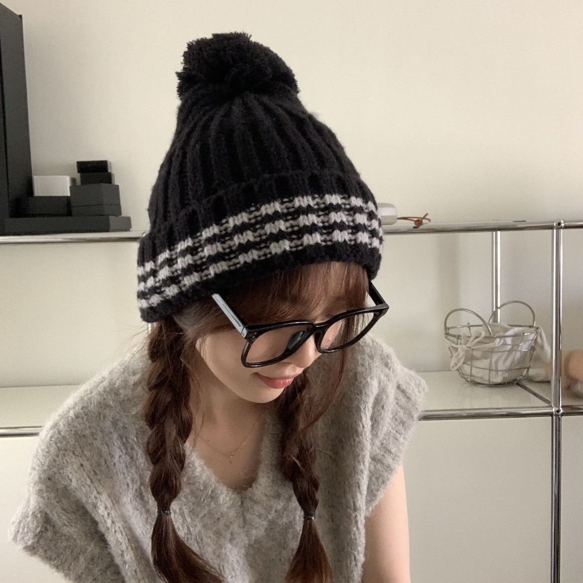 Woolen Hat Black