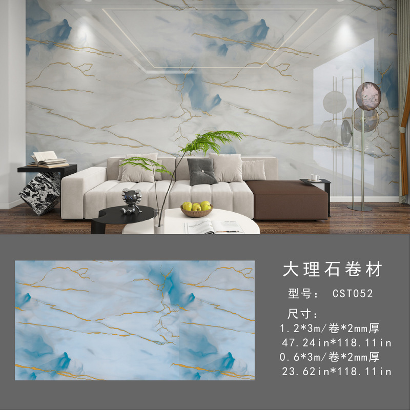 仿大理石3d墙面翻新装饰贴纸防油防水墙纸自粘瓷砖贴跨境外贸|undefined