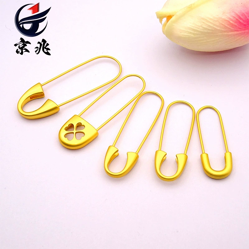 Повседневная древняя золотая булавка с четырьмя листами клевера, декоративная пряжка, булавка для обеспечения безопасности беременных женщин и младенцев, брошь «сделай сам», аксессуары