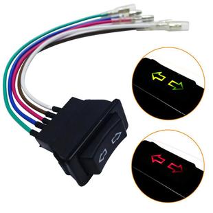 Manufacturer 5p universal car glass lifting switch 15cm wire window glass button double arrow lifting switch