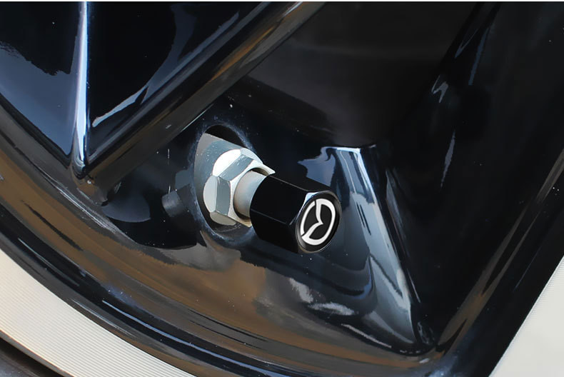 Suitable for Mazda 3 Atz CX-4CX-5CX3 MA 6 car tire valve cap metal gas nozzle cover
