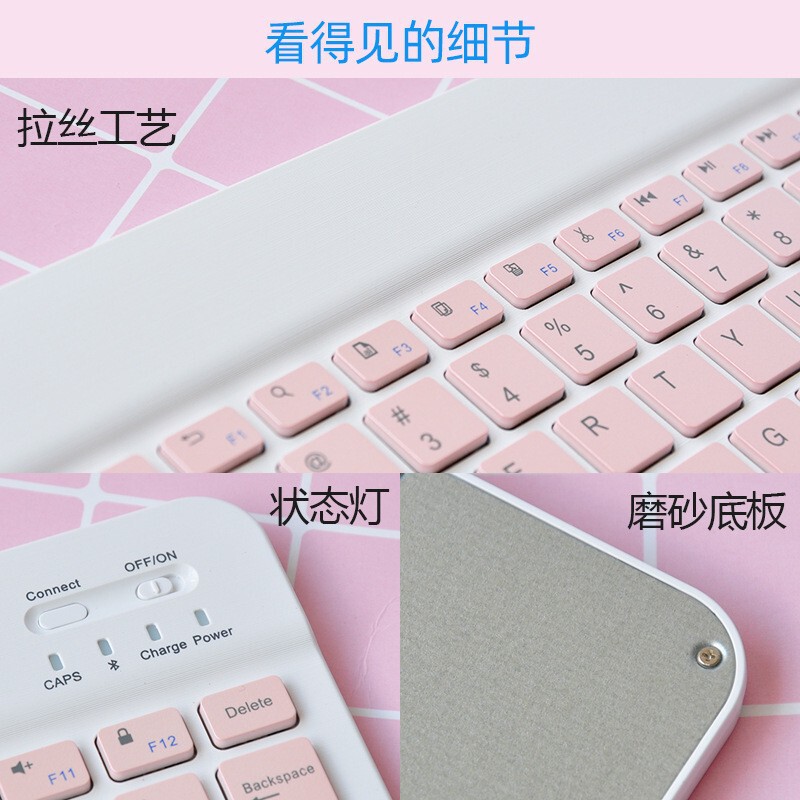 Bluetooth キーボードは、iPad、Xiaomi、Huawei の携帯電話やタブレットに適しており、ユニバーサル 10inch マジック ワイヤレス マウス セットです。|undefined