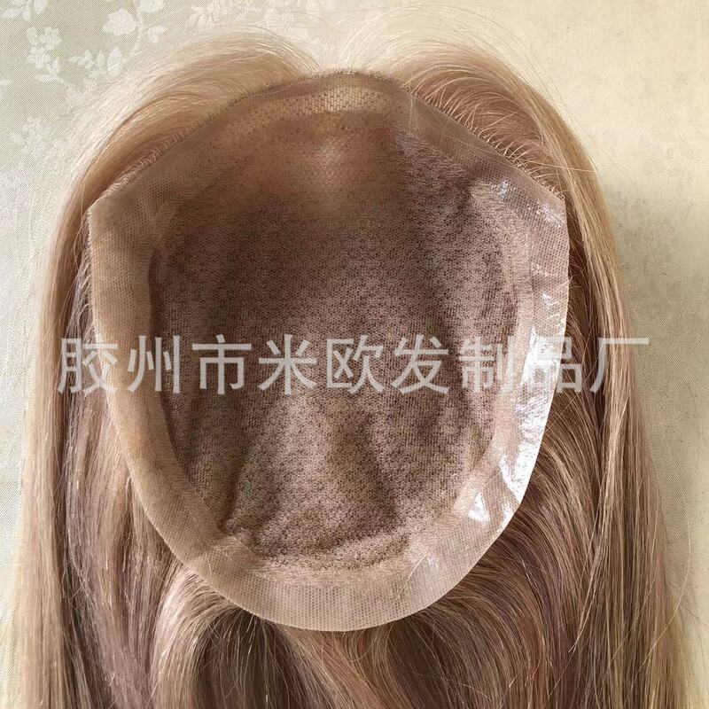 White Market Foreign Trade Export Women's Wig Hair Block Needle + Peripheral PU Ladies Dially Hair Block