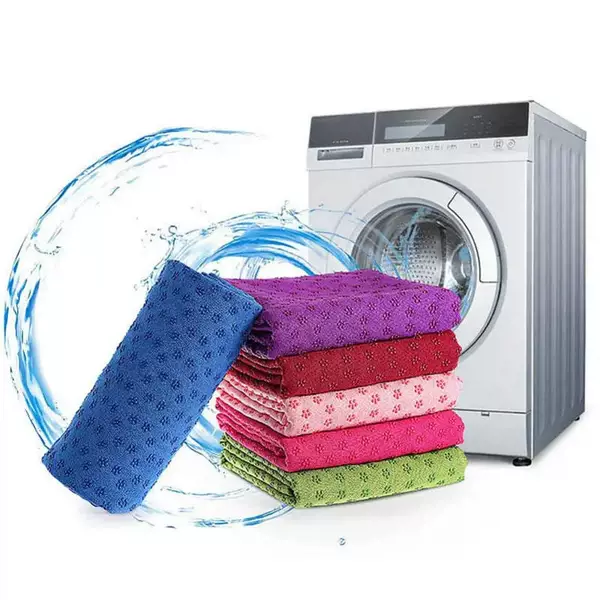 Professional Yoga Towel Non-Slip Professional Towel Microfiber Pvc Plum Blossom Dot Yoga Blanket Foldable Sweat-Absorbent Batch