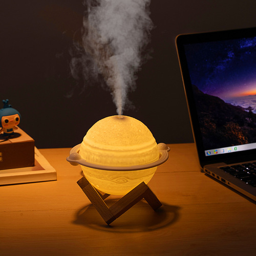New cross-border USB planet humidifier Jupiter humidifier office bedroom hydrating atmosphere night lamp ornaments