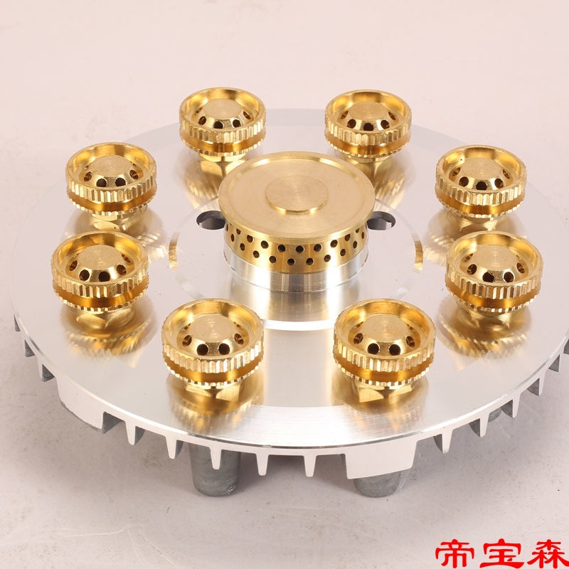 new pattern household Raging fire Gas stove Gas stoves All copper Fire cover circular kitchen Dedicated Fire cover