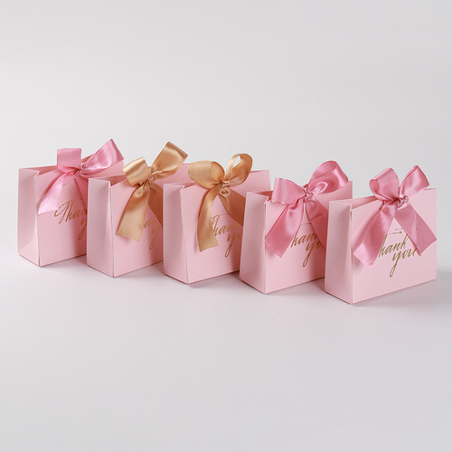 Pink hot stamping creative European style wedding candy box grain fruit bag gift box wedding candy box wedding candy bag wholesale