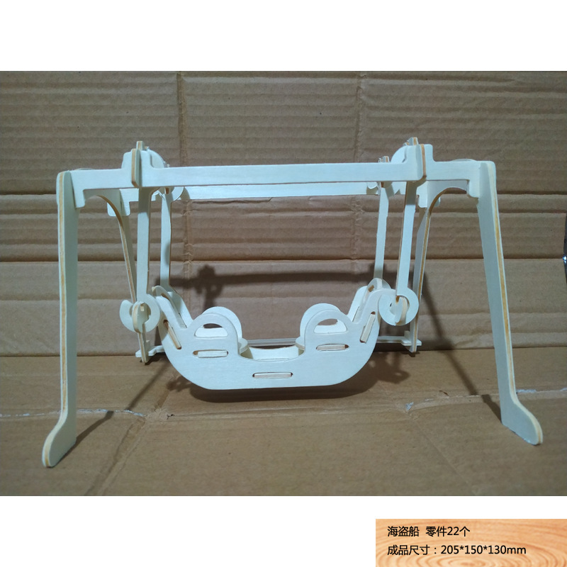 3d立体パズル手作りdiy木製の組み合わせ木製の組み合わせ恐竜木製小屋の車