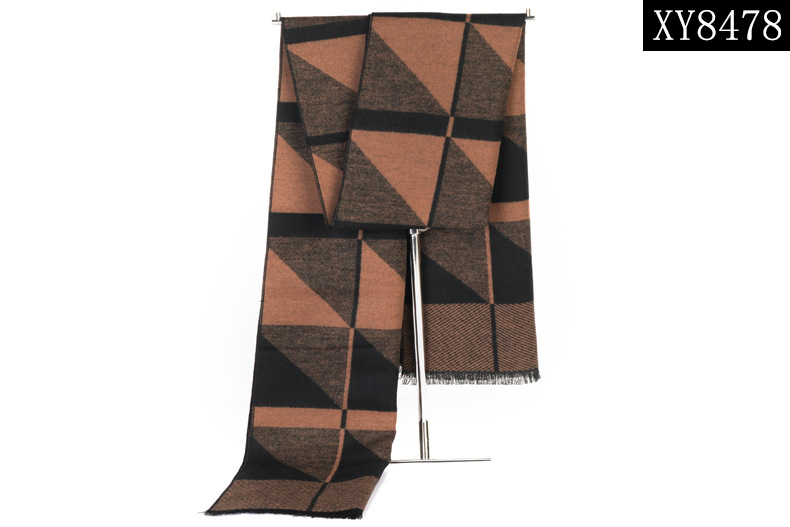 Winter neue männer schal schal warme lange ich mitation kaschmir plaid einfache männer_voghion.com