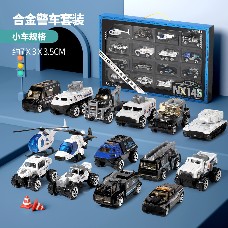 Mini Aleación de ingeniería vehículo traje de juguete de simulación de coche de juguete para niños niño excavadora modelo