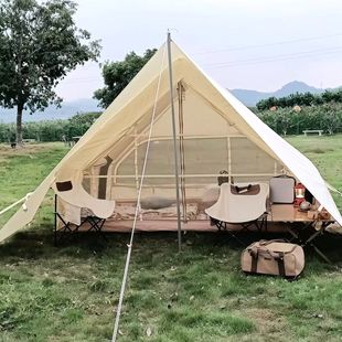 Outdoor Canopy Cotton Shed Inflatable Tent House Cabin Thickened Camping Large Multi-Person Large Space Hotel Tent