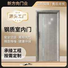 佛山厂家简约隔音锌合金房门家用防盗钢质卧室门防潮钢制室内门