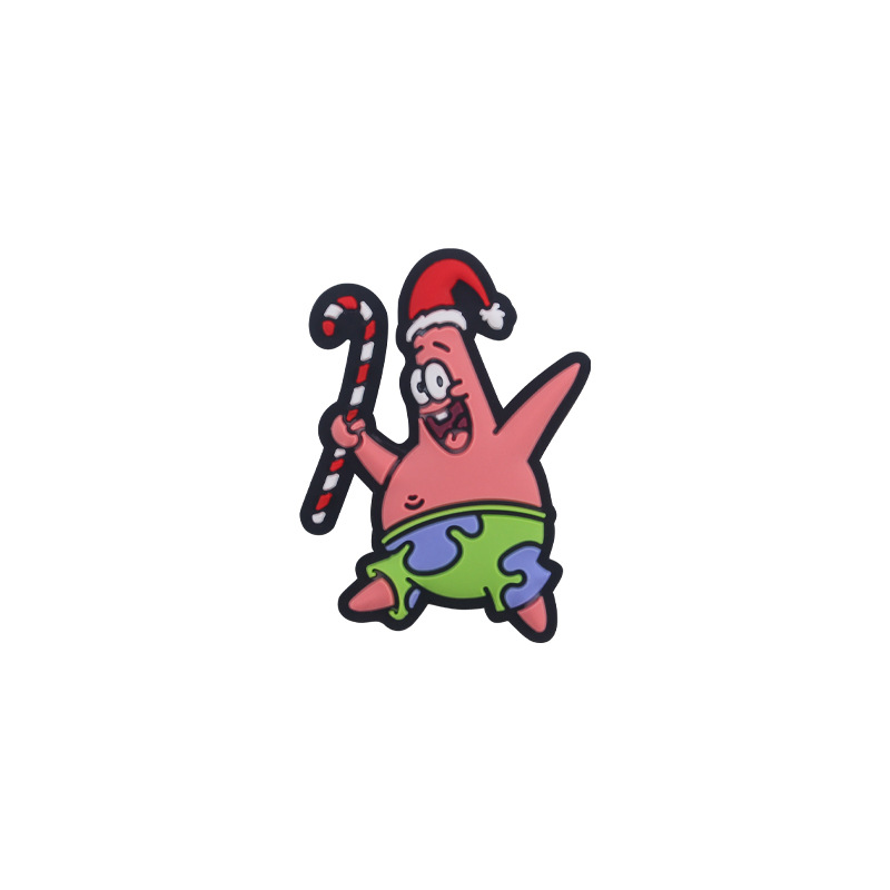 Nuevo bebé de dibujos animados Navidad Santa Claus pequeño mordedor creativo DIY bebé molar pezón cadena Accesorios