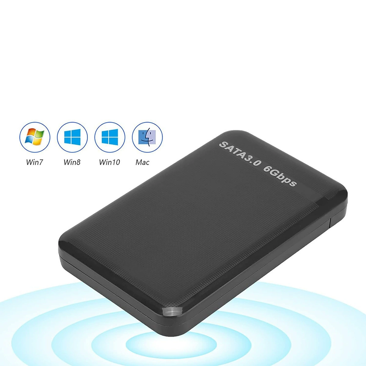 Корпус для внешнего жесткого диска USB3.0 SATA3.0 высокой скорости 2.5 дюйма, 6 Гб/с, 6 ТБ, UASP ускорение
