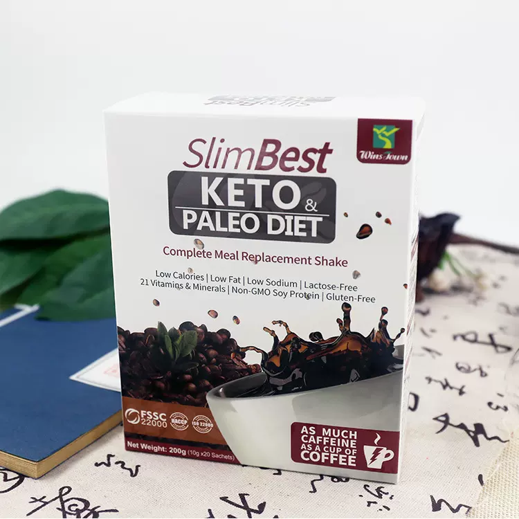 外贸出口咖啡奶昔Slim Best KETO PALEO DIET 生酮代餐咖啡