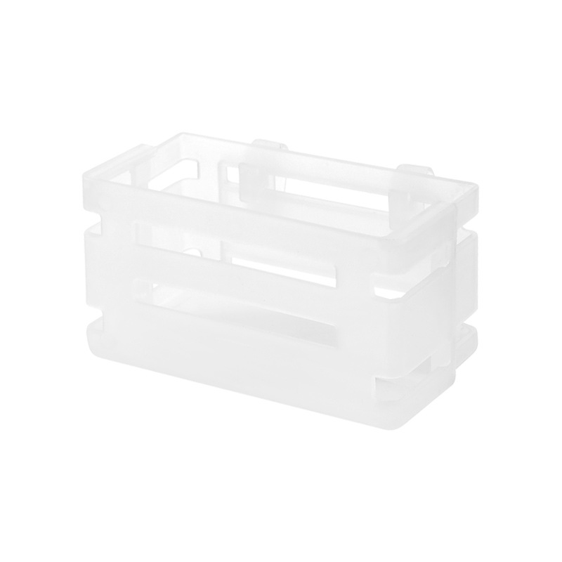 Refrigerador caja de almacenamiento retráctil almacenamiento y acabado artefacto hebilla caja de almacenamiento estante de refrigerador multifuncional transfronterizo