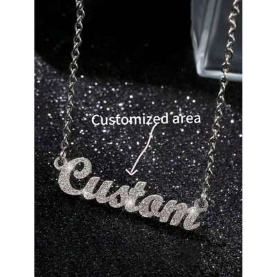 L 95206 Custom letter jewelry set 字母首饰套跨境速卖|ms