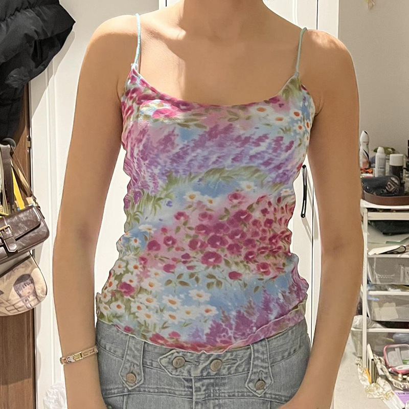 All-match And Sweet Girl Tank-top Summer