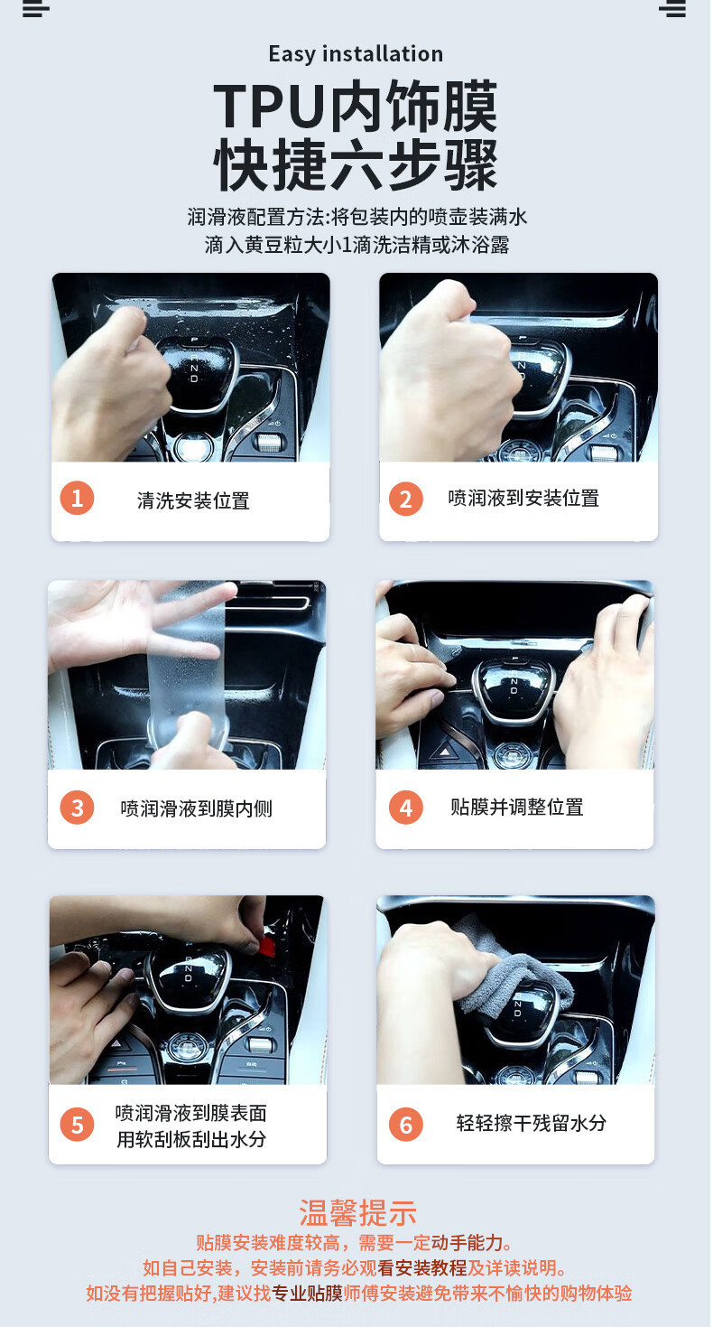 24 Models of Mercedes-Benz E-Class E260 E300L Central Control Navigation Instrument Display Screen Tempered Film Interior Protection Film