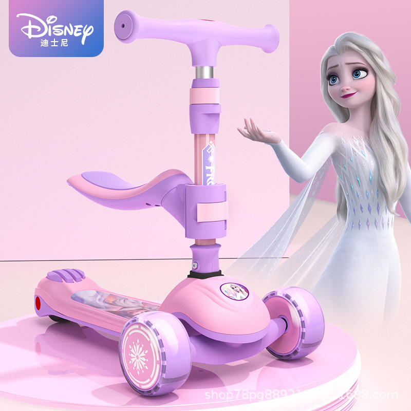 Scooter infantil Disney niñas 1 - 3 a 6 bebés de 12 años de edad 3 en 1 patinaje para niños pequeños 2025 nuevo