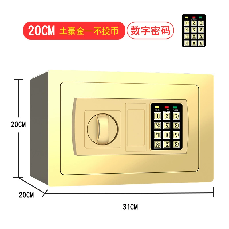 Домашний сейф мини-в стену может быть брошен монета противоугонная и негабаритная детская копилка подарок на день рождения