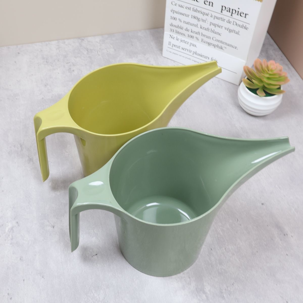 Nueva olla de riego, olla de riego, artefacto de riego de flores en el hogar, engrosamiento y protección de flores, olla de jardinería, olla de boca puntiaguda, planta en maceta carnosa