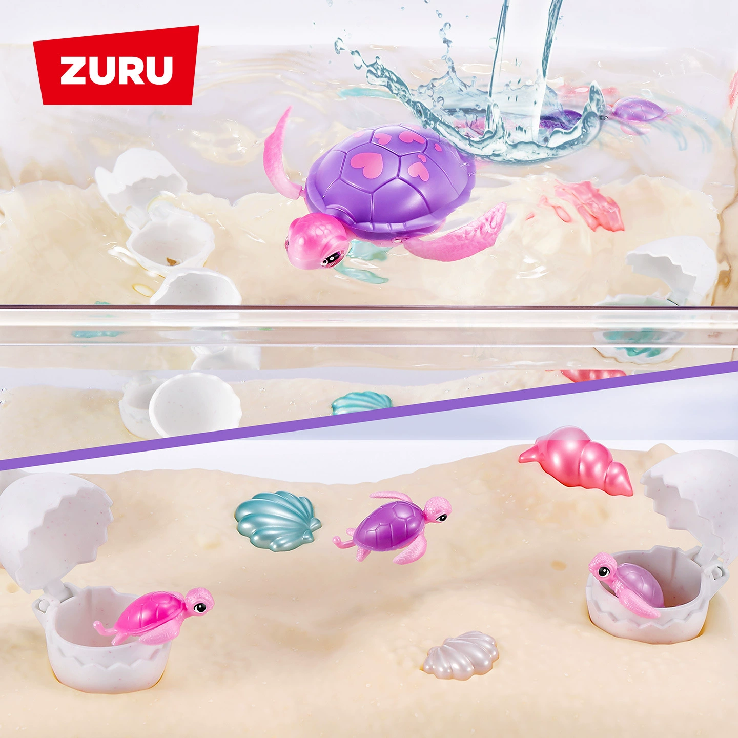 zuru Электрический аквариум для мамы для купания игра в воде, игрушка для мужчин и женщин, новая коллекция