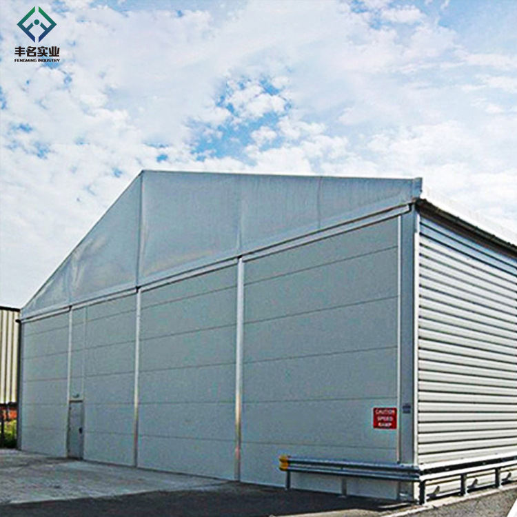 中国工厂出口大型户外仓储帐篷 工地储物放货铝合金帐篷