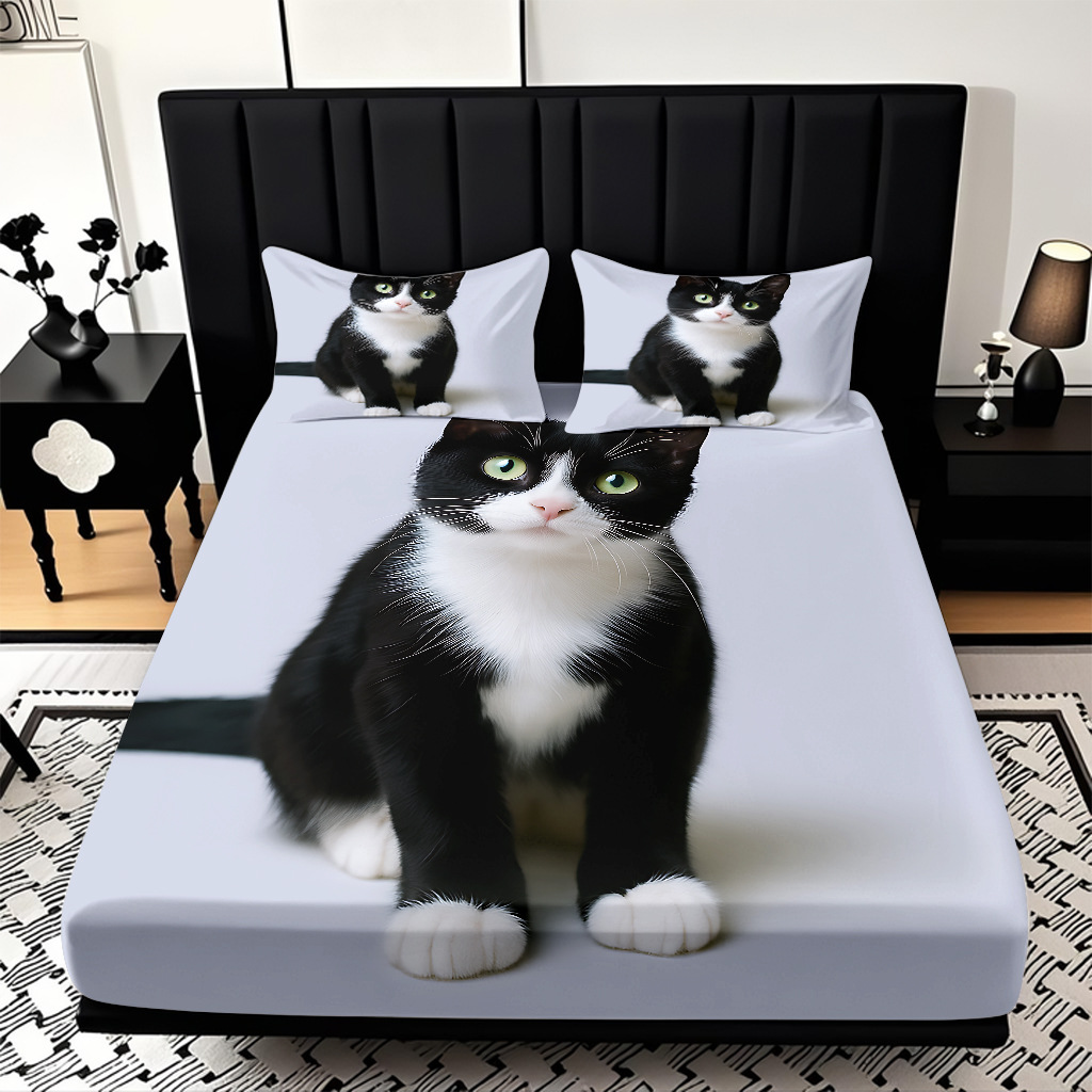 TEMU / JIT Amazon Kitty Pattern Digital Print Pro Skin Bed Kits Fabricante suministro directo transfronterizo