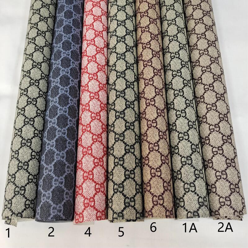 Fashionable Lv Pattern Base Printed Leather 69 Pattern Pvc Artificial Leather Scratch-Resistant Luggage Handbag Packaging Stationery Decoration, Etc