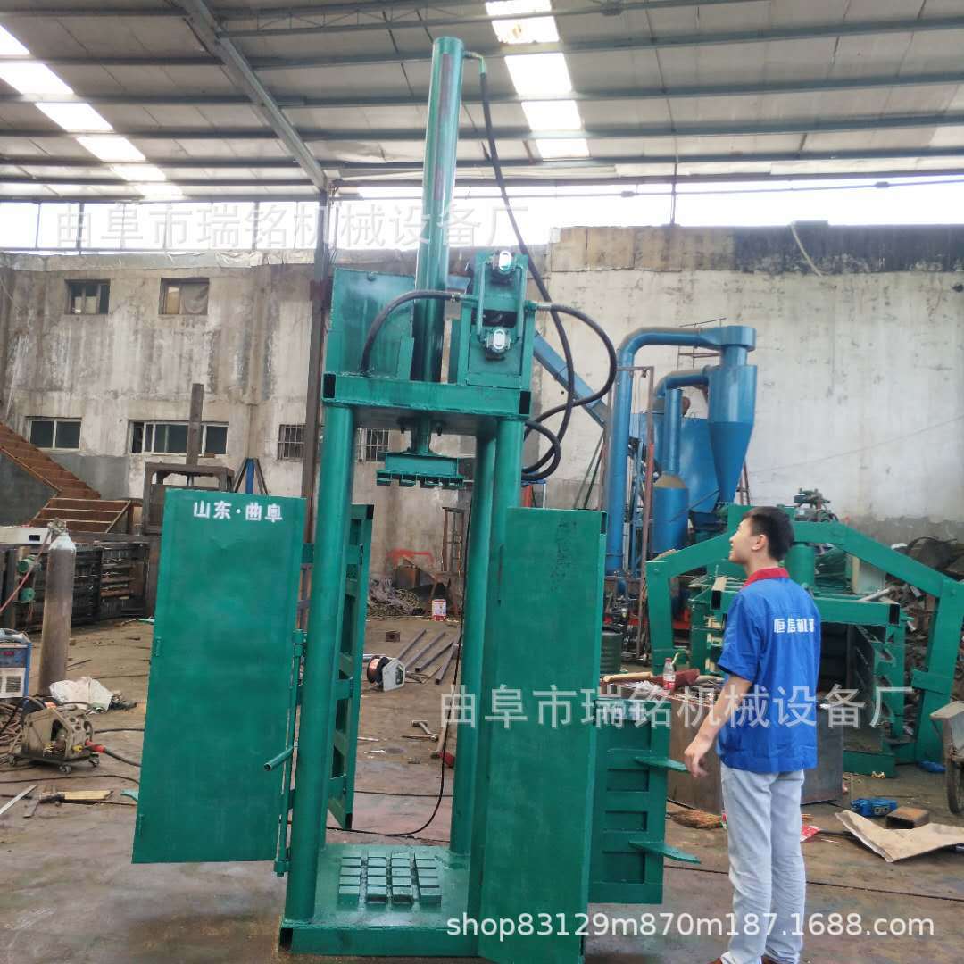 卧式废纸箱薄膜液压打包机 TGFF新疆棉花液压打包机 服装打包机