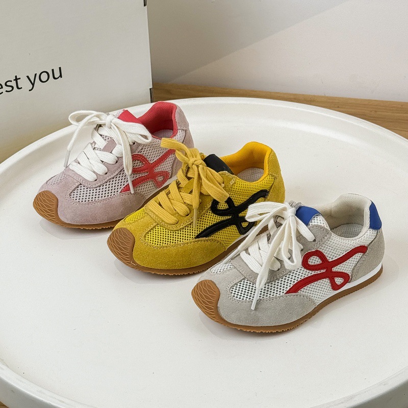 2025春夏新款儿童鞋男童透气单网休闲鞋女童时尚板鞋中大童阿甘鞋