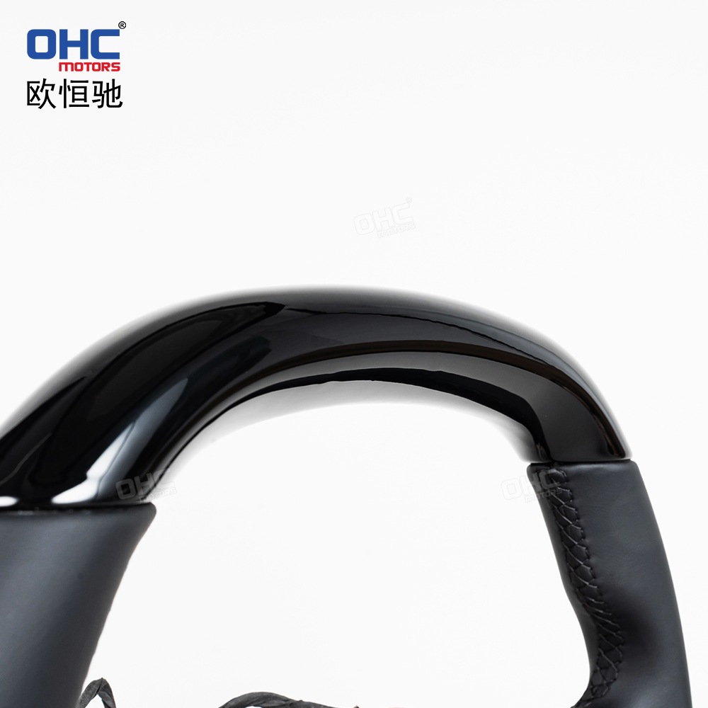 Suitable for the new Xiaomi SU7, modified and upgraded with high-end transfer spray black car steering wheel, non-destructive installation