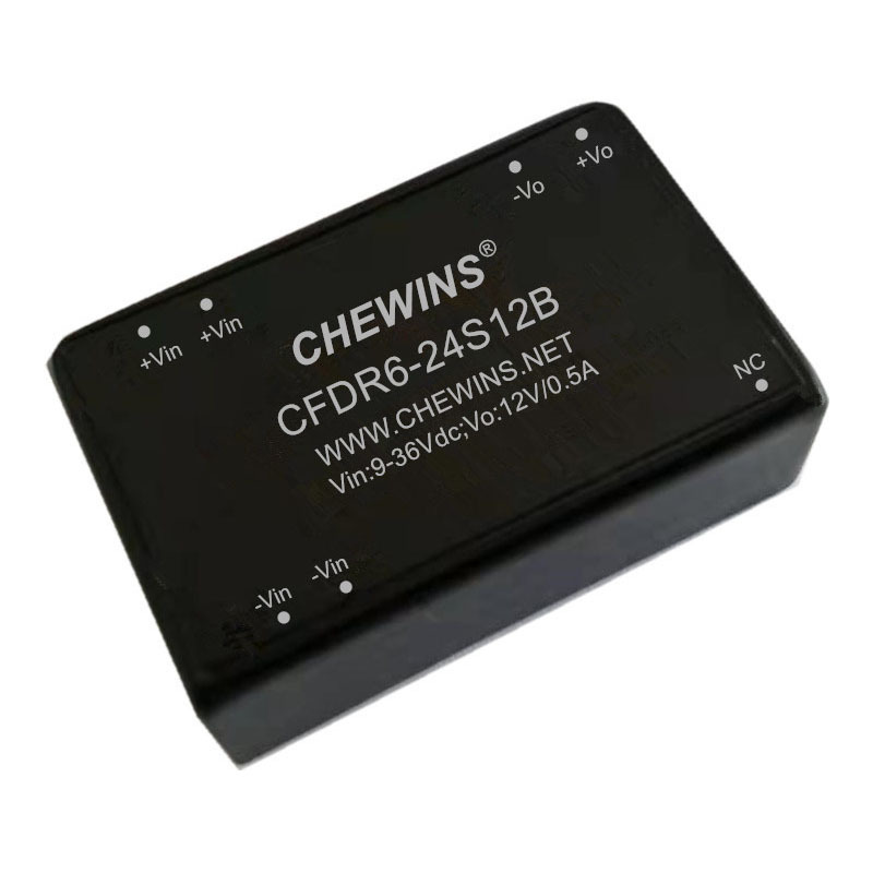 DC-DC电源模块9-36V输入24V转12V 0.5A 6W隔离输出CFDR6-24S12B
