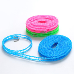Clothesline indoor and outdoor punch-free cool clothesline non-slip windproof clothesline rope hanging quilt clothesline