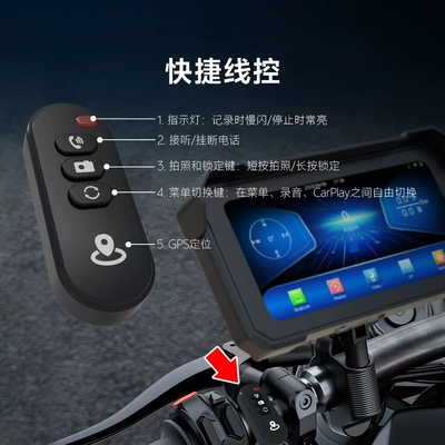 Front and Rear Cameras, Motorcycle driving recorder