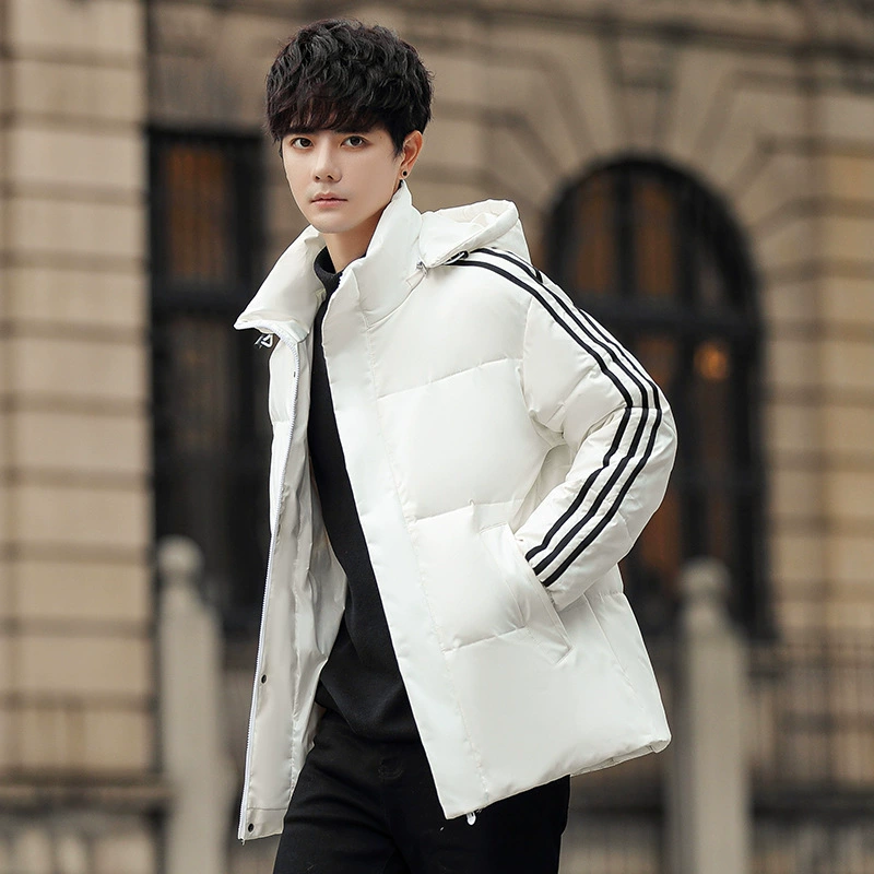 Короткий пуховик может быть открыт для 2024 новых пальто с капюшоном