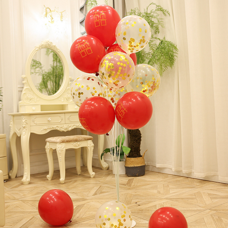 Nuevo globo piso flotante soporte fiesta diseño globo Mesa flotante soporte base globo columna decoración piso flotante